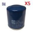 5 x WZ418 Wesfil Oil Filter for ToyotaCamry Avalon Hilux Prado Hiace Kluger RAV4