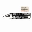 Genuine Toyota LandCruiser 80 Series HZJ 4WD Full Time Emblem Badge Decal 75431-60060 Genuine Toyota LandCruiser 80 Series HZJ 4WD Full Time Emblem Badge Decal 75431-60060