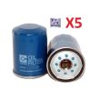 5 x Wesfil Oil FILTERs for LIBERTY IMPREZA FORESTER LANCER PAJERO 323 XV Z411