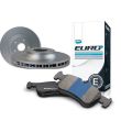 Rear Bendix Brake Pads and 310mm Disc Rotors Set for Audi A3 S3 8V 13-20