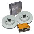 Front Brake Pads and Rotors Set for Toyota CAMRY Hybrid AHV40R AVV50R 2010-17 Front Brake Pads and Rotors Set for Toyota CAMRY Hybrid AHV40R AVV50R 2010-17