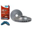 Front Bendix Brake Pads and Disc Rotors Set for Nissan DUALIS 1.6 2.0i  2007-18