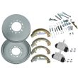 Rear Brake Drums + Shoes + Wheel Cylinders Kit for Hilux GGN25 KUN26 GUN135 4X4