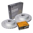 Rear Brake Pads and Disc Rotors Set for Ford FAIRLANE BF 5.4 V8 2005-