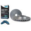 Front Bendix Brake Pads and Rotors Set for Toyota KLUGER GSU40 GSU45 07-14