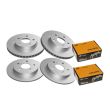 Front and Rear Full Set Brake Pads Disc Rotors for COROLLA ZRE152R ZRE182R 07-18 Front and Rear Full Set Brake Pads Disc Rotors for COROLLA ZRE152R ZRE182R 07-18