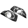 Set Pair Fog Light Bezel Covers Chrome For Ford Falcon FG MK2 11-14 XR XR6 XR8