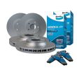 Full Set F+R Bendix Brake Pad + Disc Rotors for Holden Commodore VE VF V6 06-17