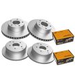 FULL SET Front and Rear Brake Rotors and Brake Pads for COMMODORE VT VX VY VZ