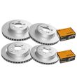 FULL SET Front and Rear Brake Pads Disc Rotors for Ford Territory SX SY SZ TX FULL SET Front and Rear Brake Pads Disc Rotors for Ford Territory SX SY SZ TX