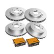 Front and Rear Brake Pad Disc Rotor full set for Holden COMMODORE VE VF V6 06-17