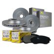 Front and Rear Brake Pads and Disc Rotors Full Set for PRADO GRJ120 KZJ120 KDJ12