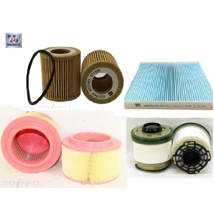 Wesfil Oil Air Filter Set for Ford Ranger PX 2011-