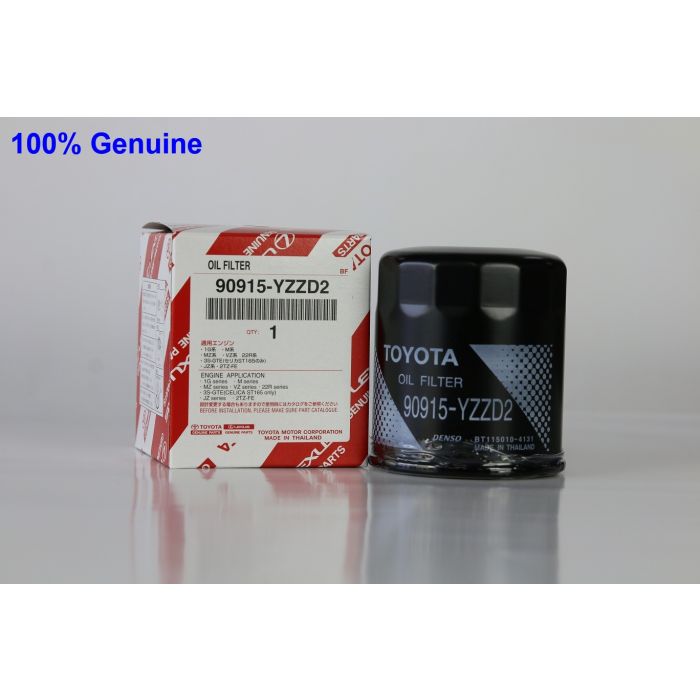 1x Genuine Toyota Oil Filter 90915-YZZD2