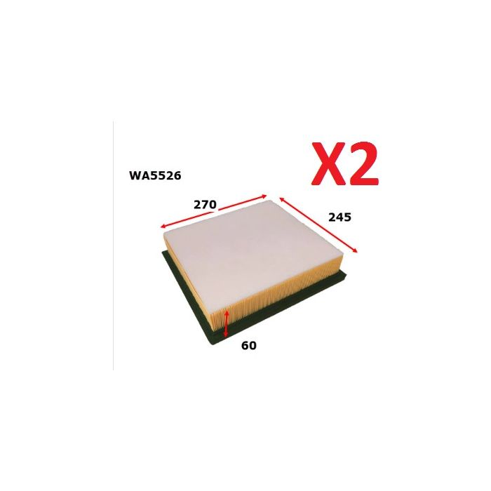 2x Wesfil Air Filters  WA5526