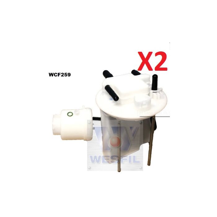 2x Wesfil Fuel Filters  WCF259