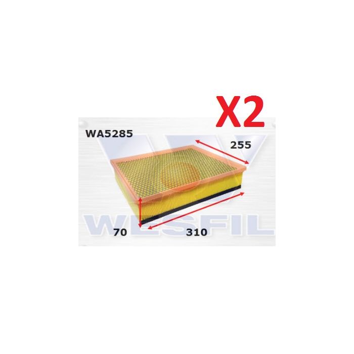 2x Wesfil Air Filters  WA5285