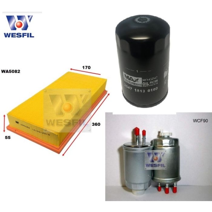 Wesfil Oil Air Filter Set for Tata Xenon