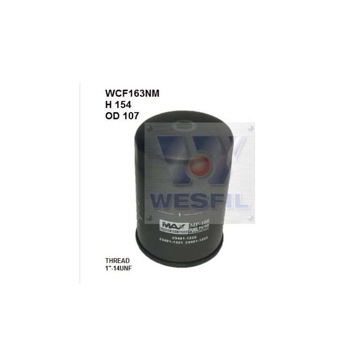 Wesfil Fuel Filter For Hino 700 Super Dolphin