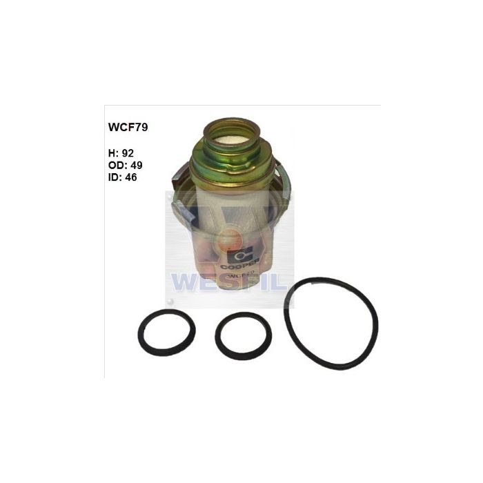 Wesfil Fuel Filter For Subaru Liberty Outback Liberty Tribeca