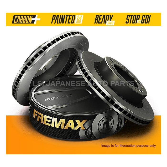 Fremax Front Disc Rotors for Renault Clio X65 MK II 2.0 01-06 280mm