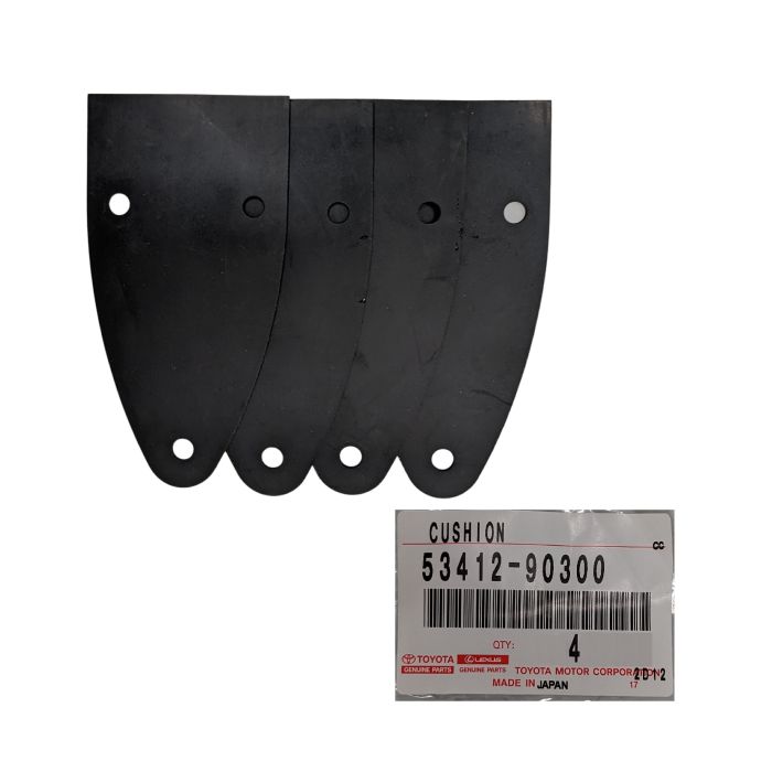 Genuine Toyota LandCruiser 40 series FJ40 FJ43 FJ45 Bonnet Hinge Rubber Set of 4 53412-90300