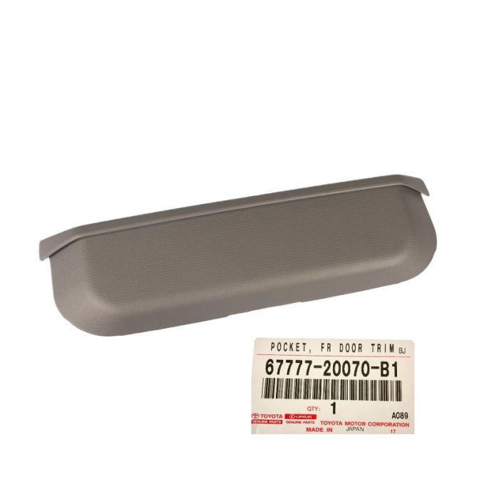 GENUINE LandCruiser 70 78 79 Series Left or Right Grey Front Door Trim Pocket 67777-20070-B1
