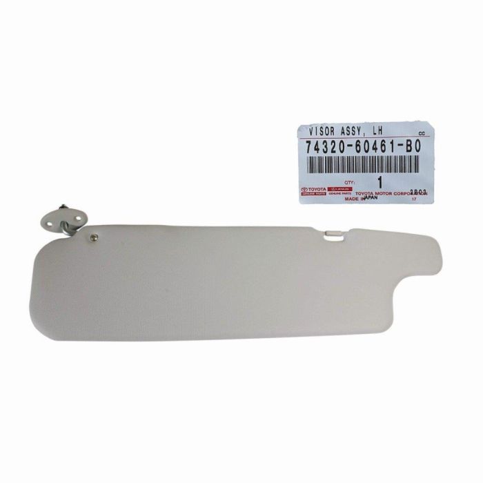 GENUINE Toyota LandCruiser 70 Series LH Sun Visor HZJ78 HZJ79 HDJ78 HDJ79 Grey 74320-60461-B0