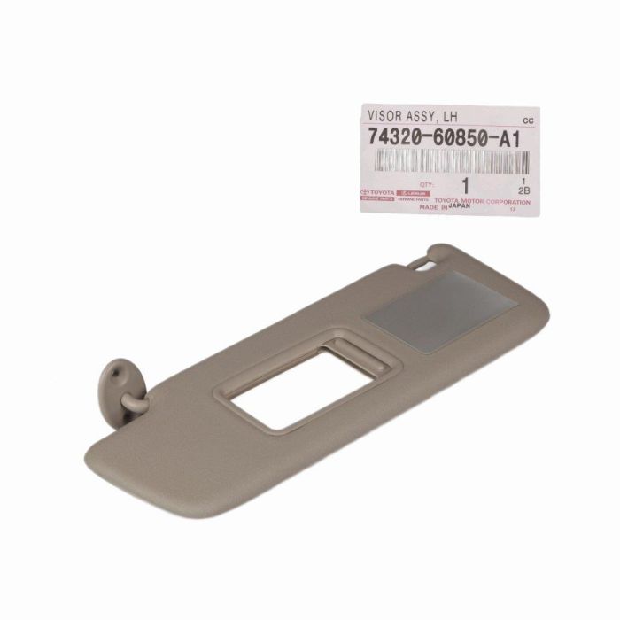 Genuine Toyota Prado 120 Series RZJ LJ KZJ KDJ GRJ LH Left Sun Visor Ivory Trim 74320-60850-A1