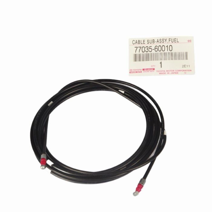 Genuine Toyota LandCruiser 80 Series FZJ FJ Fuel Tank Filler Flap Release Cable 77035-60010