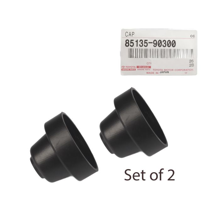 2x GENUINE Toyota LandCruiser 40 series 1975-1984 New Wiper Arm Pivot Rubber Cap 85135-90300