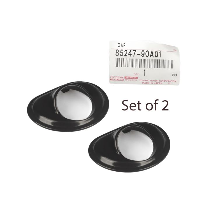 2x Genuine Toyota LandCruiser 60 Series HJ FJ BJ Wiper Arm Cover Cap Cowl Panel 85247-90A01