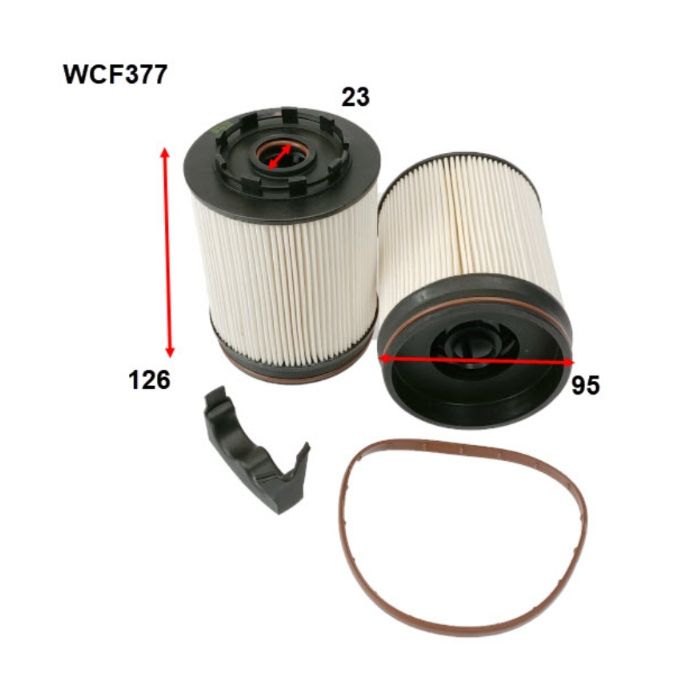 Wesfil Fuel Filter for Ranger PX3 YN2S Engine WCF377