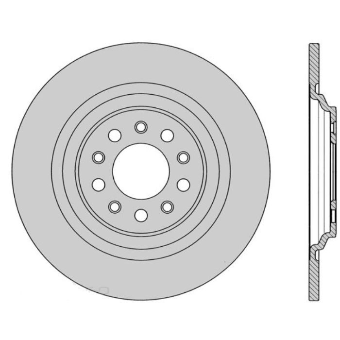 Rear Disc Rotors for Jeep Cherokee