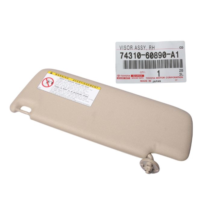 Genuine Toyota Prado 120 Series TRJ RZJ LJ KZJ KDJ GRJ Right RH Sun Visor 74310-60890-A1