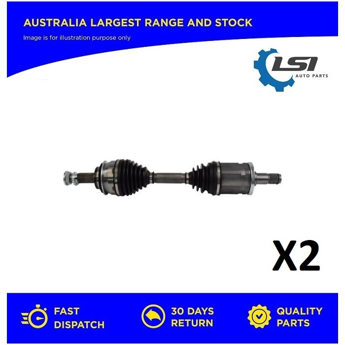 2 x Front Drive Shaft / CV Shaft for Hilux Right/Left