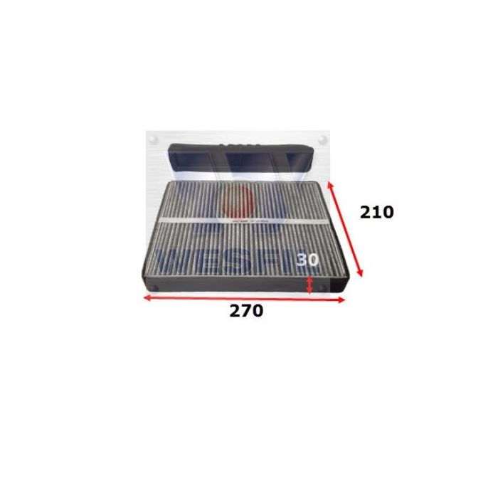 1 x Wesfil Cabin Air Pollen Filter WACF0026