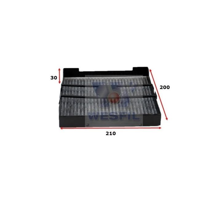 1 x Wesfil Cabin Air Pollen Filter WACF0045