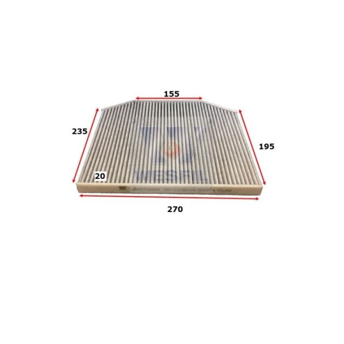 1 x Wesfil Cabin Air Pollen Filter WACF0058