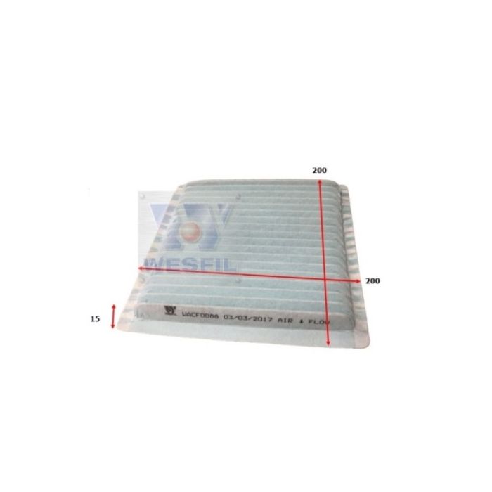 1 x Wesfil Cabin Air Pollen Filter WACF0088