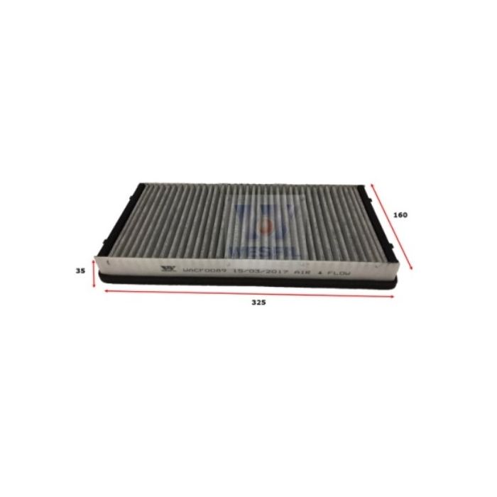 1 x Wesfil Cabin Air Pollen Filter WACF0089