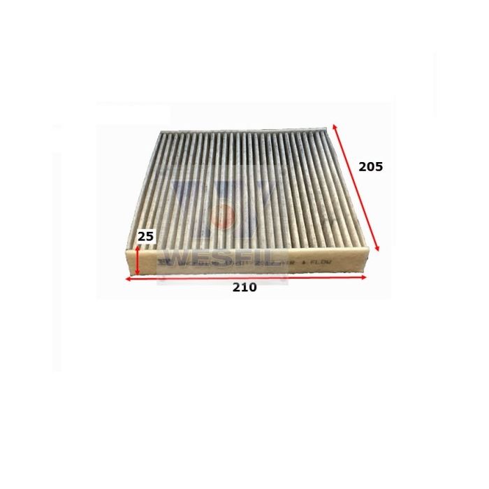 1 x Wesfil Cabin Air Pollen Filter WACF0106