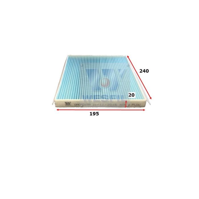 1 x Wesfil Cabin Air Pollen Filter WACF0158