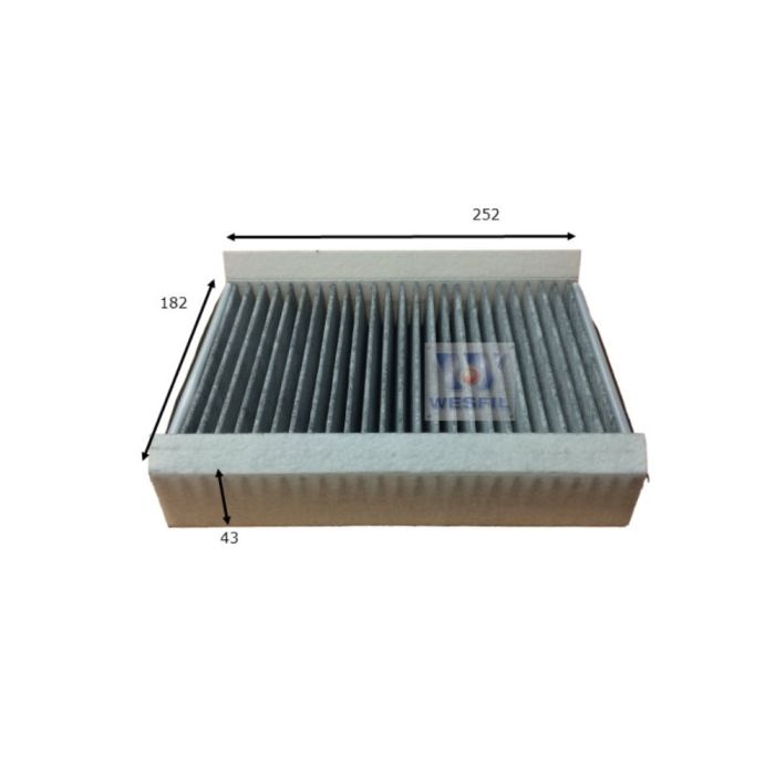1 x Wesfil Cabin Air Pollen Filter WACF0204