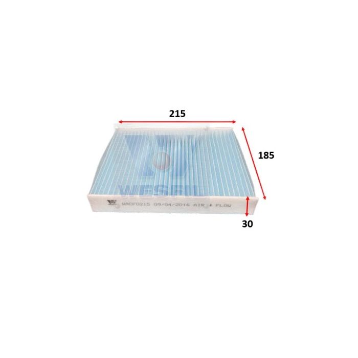 1 x Wesfil Cabin Air Pollen Filter WACF0215