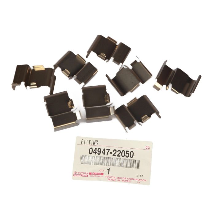 GENUINE Toyota Landcruiser 70 80 100 105 Series Rear Disc Brake Pad Fitting Kit 04947-22050