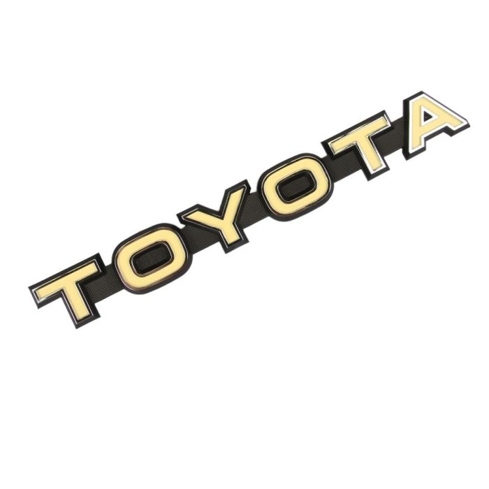 Genuine Toyota LandCruiser 45 40 Series FJ HJ BJ Front Grille Badge Emblem Plate 2-pins 75321-90300