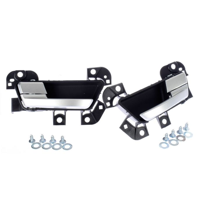 FRONT Pair LH Left + RH Right Inner Door Handle (satin) for Ford Falcon FG FGX