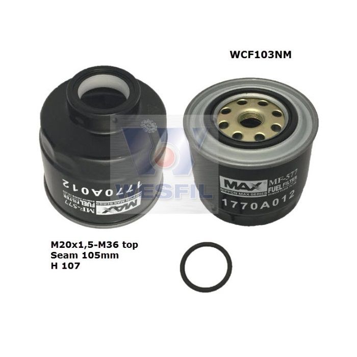 Wesfil Fuel Filter For Mitsubishi Challenger Triton