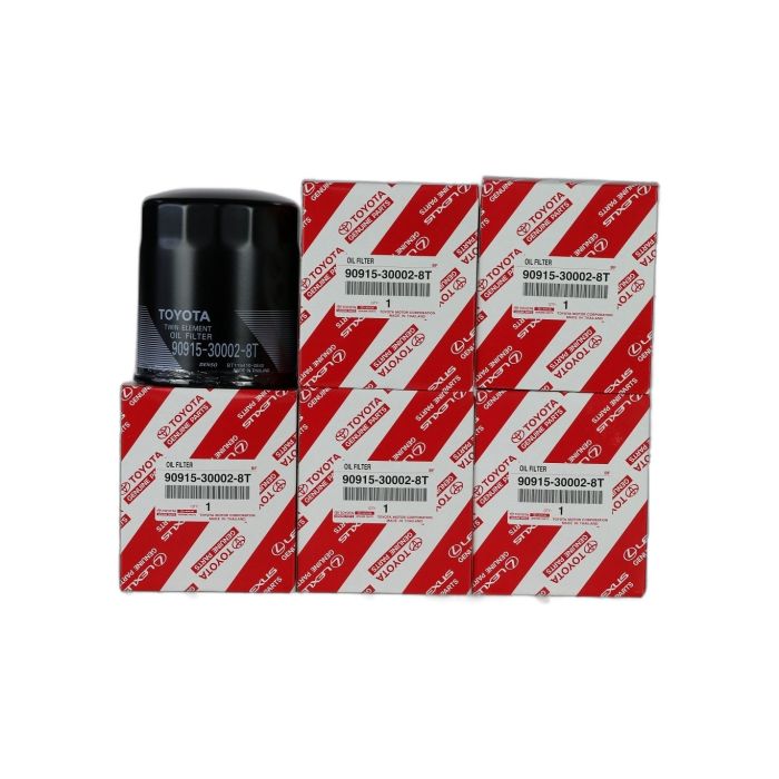 5 x Genuine Toyota Oil Filters 90915-30002-8T WZ334